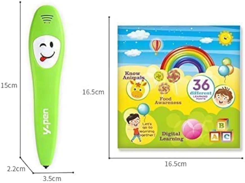Kids Preschool Learning Book with Smart Talking Pen – 36 Interactive Pages | Usmira Mart