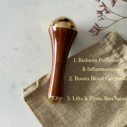 Kansa Wand Ayurvedic Face & Body Massager | Ancient Healing Tool