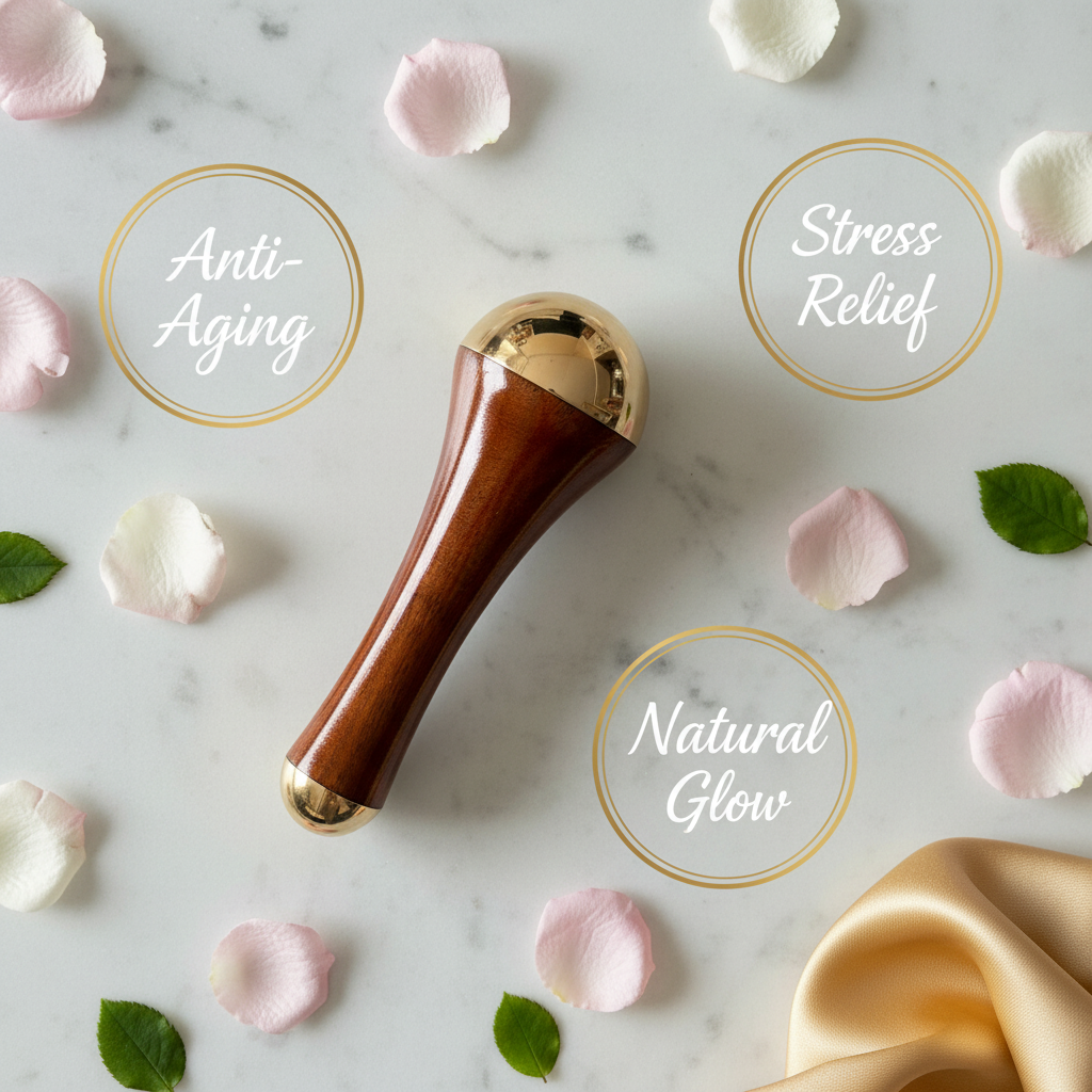 Kansa Wand Ayurvedic Face & Body Massager | Ancient Healing Tool