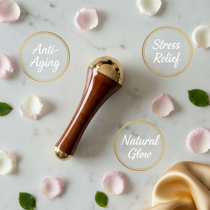 Kansa Wand Ayurvedic Face & Body Massager | Ancient Healing Tool