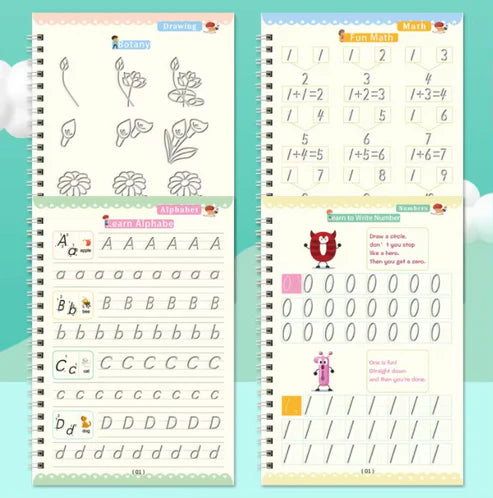 Reusable Magic sank book (pack of 3)