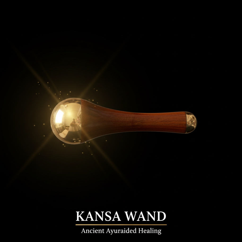 Kansa Wand Ayurvedic Face & Body Massager | Ancient Healing Tool