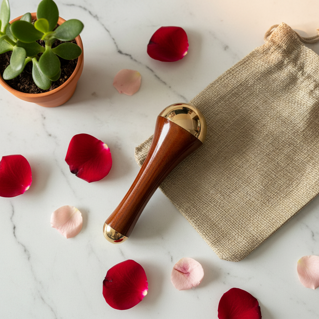 Kansa Wand Ayurvedic Face & Body Massager | Ancient Healing Tool