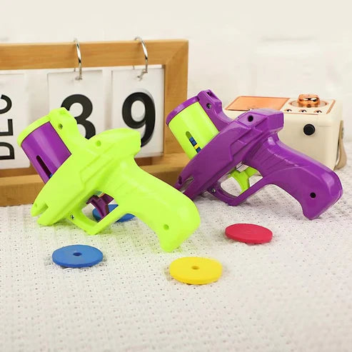 Foam Disc Launcher Gun Flying