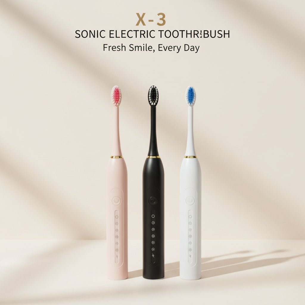 X-3 Sonic Electric Toothbrush