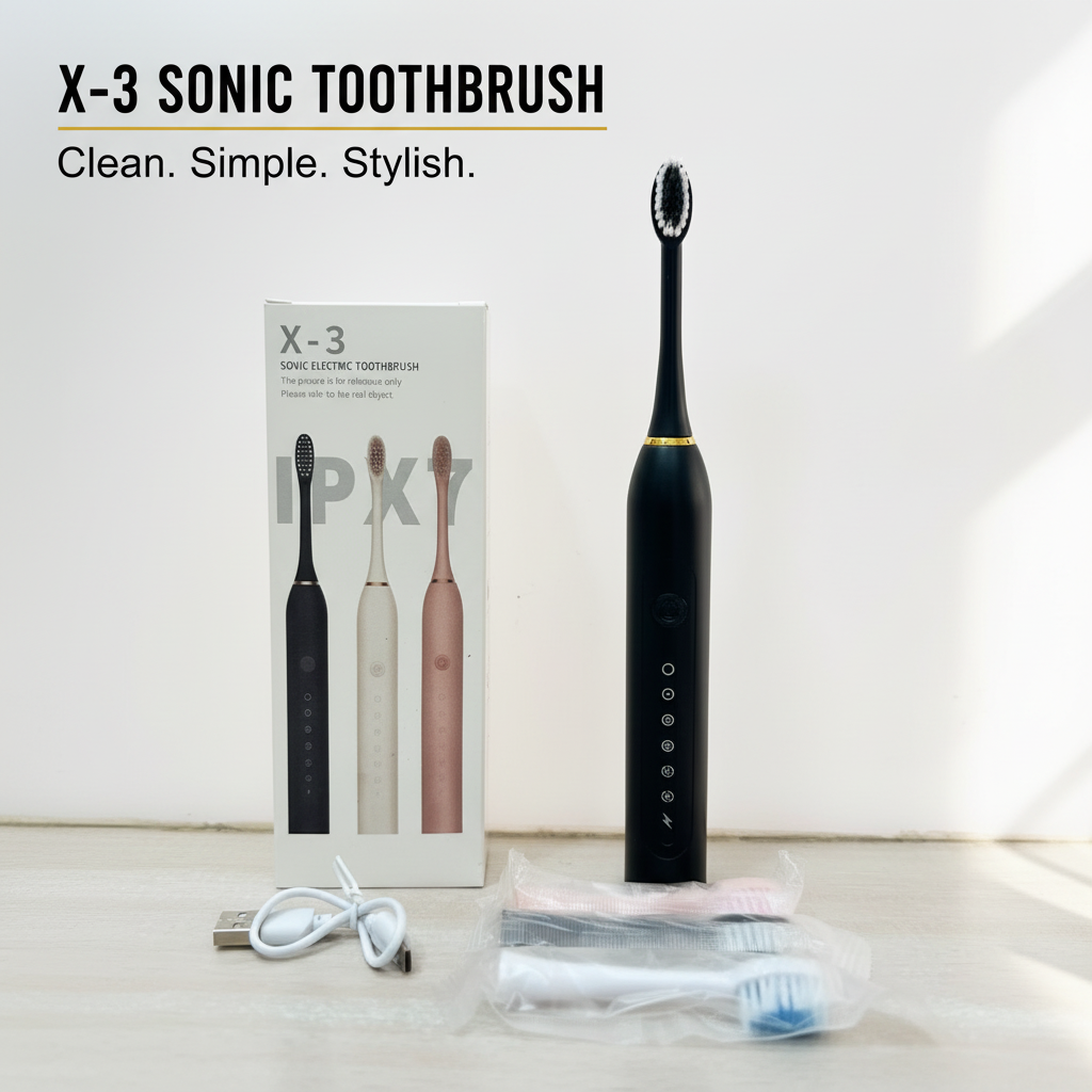 X-3 Sonic Electric Toothbrush